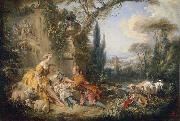 Francois Boucher Charms of Country Life USA oil painting artist
